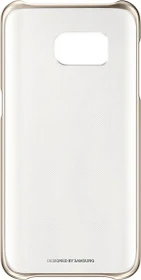 Samsung Clear Cover für Galaxy S7 gold