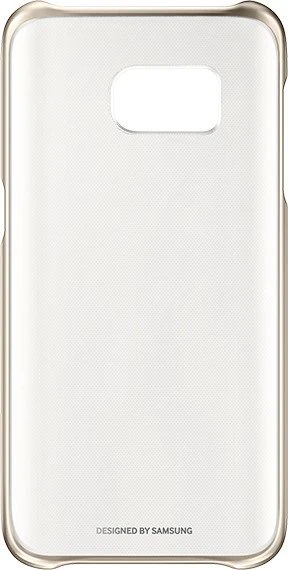 Samsung Clear Cover für Galaxy S7 gold