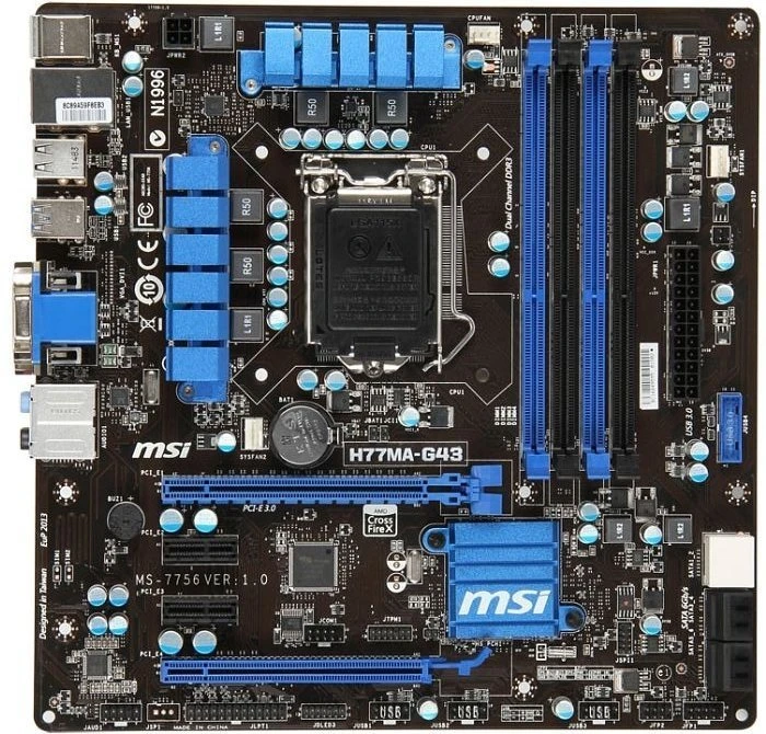 MSI H77MA-G43 (Intel 1155)