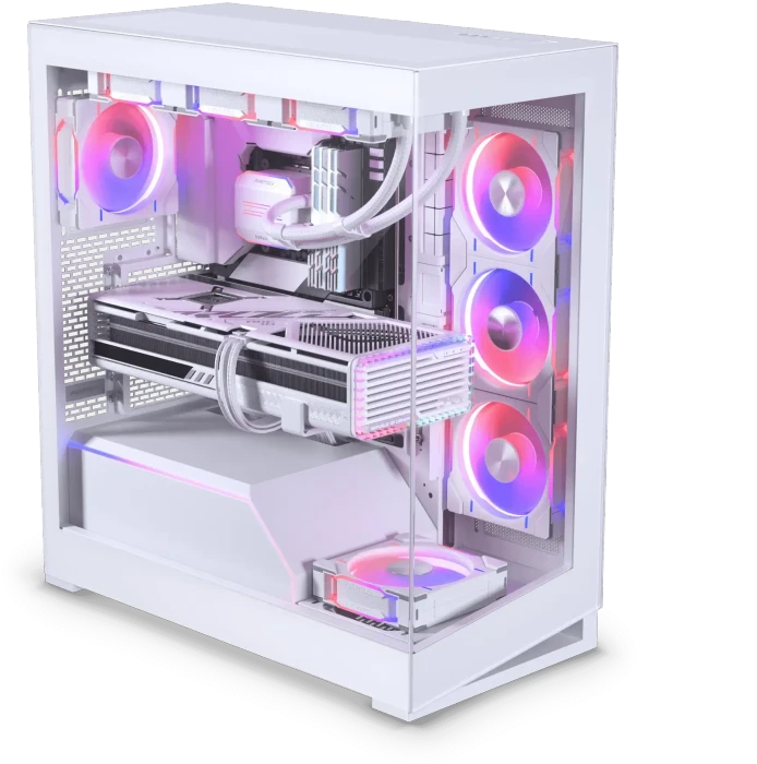 Phanteks NV5 MKII Matte White, weiß, Glasfenster