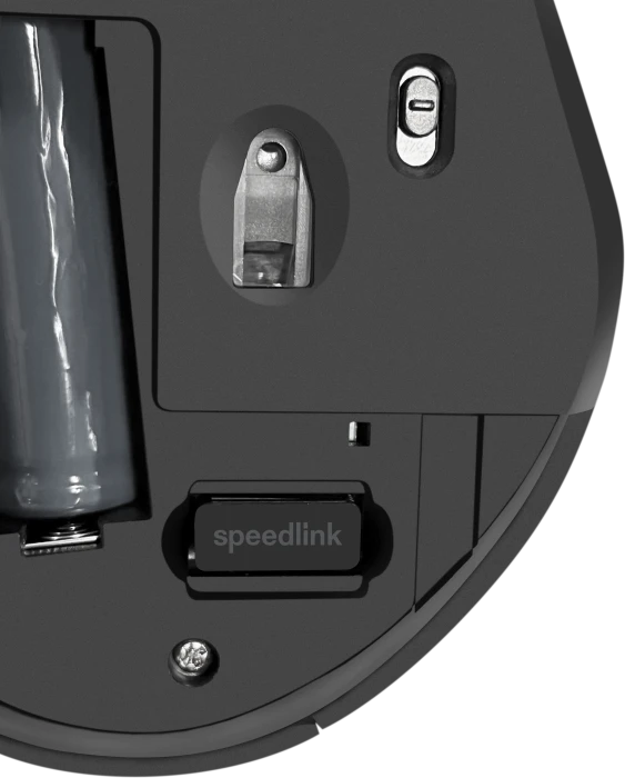 Speedlink Snappy Rechargeable Silent Wireless Mouse, schwarz, USB