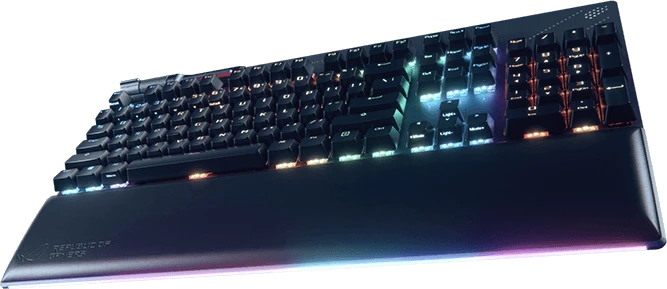 ASUS ROG Strix Flare II Animate, PBT, ROG NX RED, USB, DE