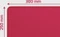 Natec Colors Series Mouse Pad Viva Magenta, 300x250mm, rot Vorschaubild