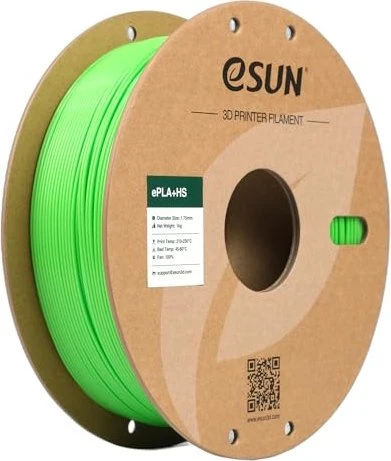 eSUN PLA+HS, Peak Green, Spule, 1.75mm, 1.00kg