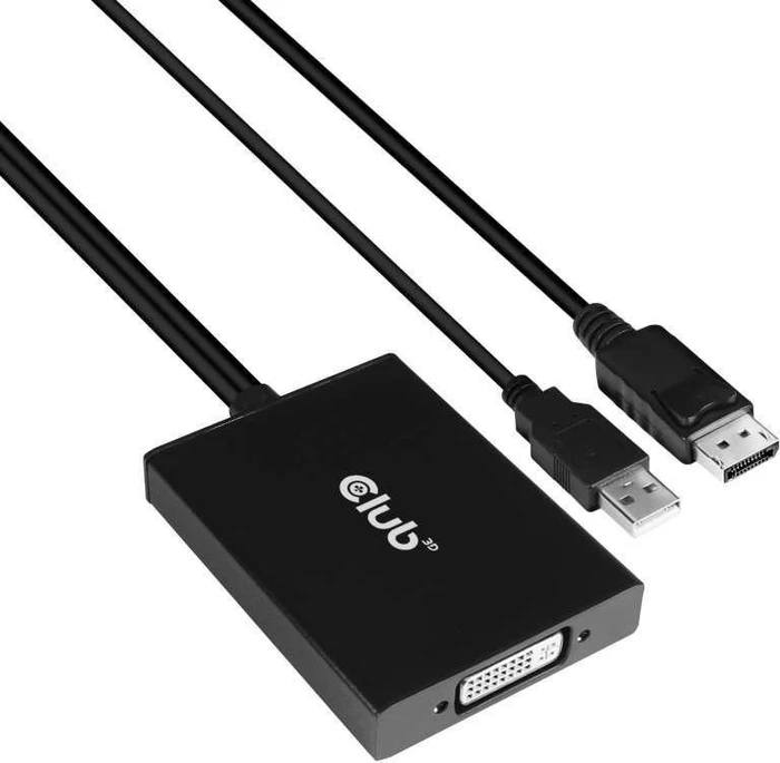 Club 3D aktiver DisplayPort/Dual-Link DVI Adapter, HDCP ON Version
