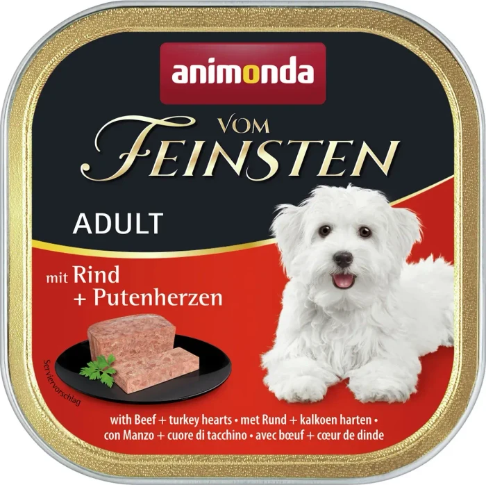 animonda Vom Feinsten mit Rind und Putenherzen, 6.60kg (44x 150g)