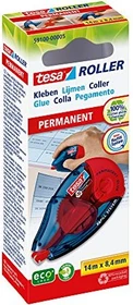 tesa Roller Kleben Permanent ecoLogo Kleberoller, 8.4mm/14m, 1 Stück