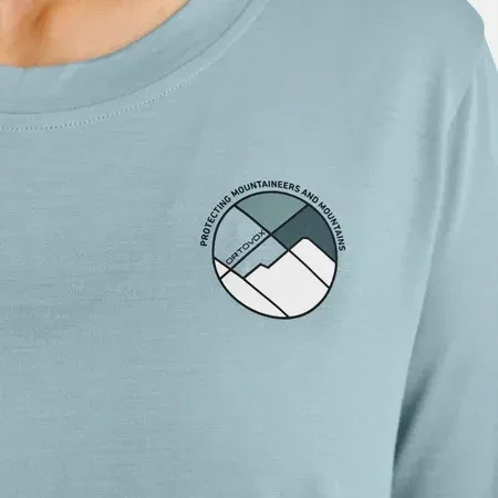 Ortovox 140 Cool Round Landscape Funktionsshirt kurzarm glacier grey (Damen)