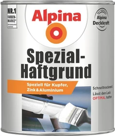 Alpina Farben Metallschutz-Lack Spezial-Haftgrund außen weiß, 750ml