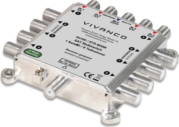Vivanco SAT Multischalter 5/8