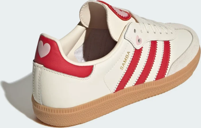 adidas Samba OG cream white/better scarlet/gum (Junior)