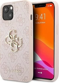 Guess Hard Cover 4G Metal Logo für Apple iPhone 13 pink