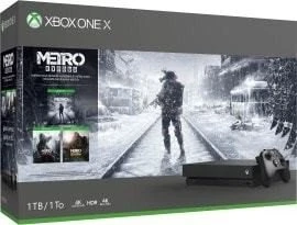Microsoft Xbox One X - 1TB Metro Saga Bundle schwarz