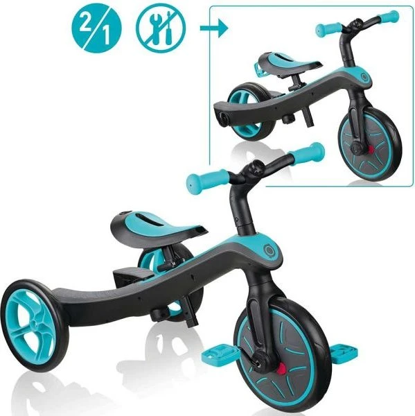 Globber Explorer 2in1 türkis/schwarz