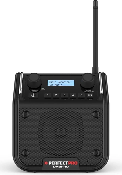 PerfectPro DAB+Pro Batterie-/Elektro-Baustellenradio