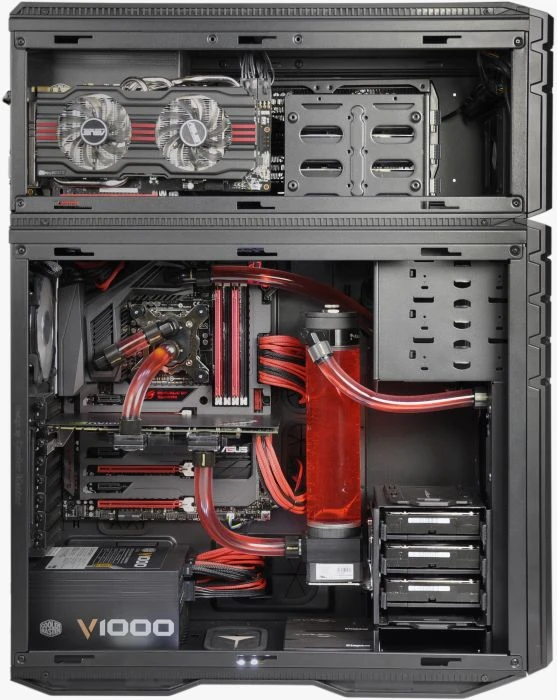 Cooler Master HAF935 schwarz, Acrylfenster
