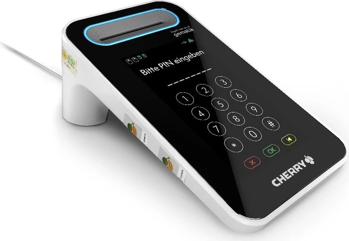 Cherry eHealth Terminal, Multi-Slot-Cardreader, USB-A/USB-C/RJ-45 [Buchse]