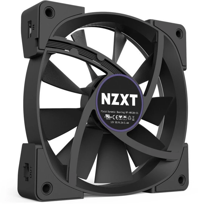 NZXT Aer RGB HUE+ 2er-Pack, LED-Steuerung, 140mm, 2er-Pack