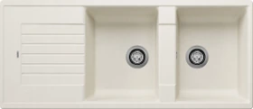 Blanco Zia 8 S Doppelspüle reversibel softweiß