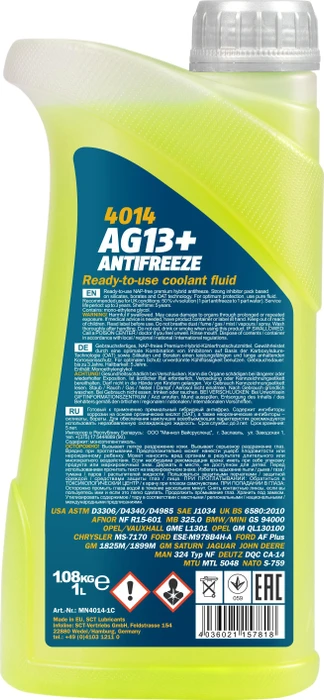 Mannol AG13+ -40°C 1l