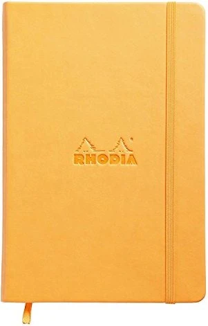 Rhodia Boutique Webnotebook, A5, punktiert, Hardcover, orange, 96 Blatt