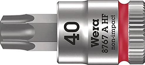 Wera 8767 A HF Zyklop Torx Steckschlüssel 1/4", T40x28mm