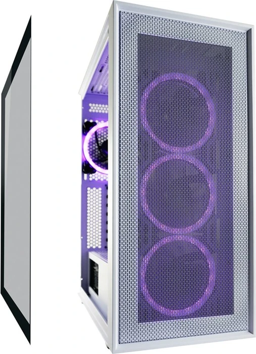 LC-Power Gaming 802W White_Wanderer_X, weiß, Glasfenster