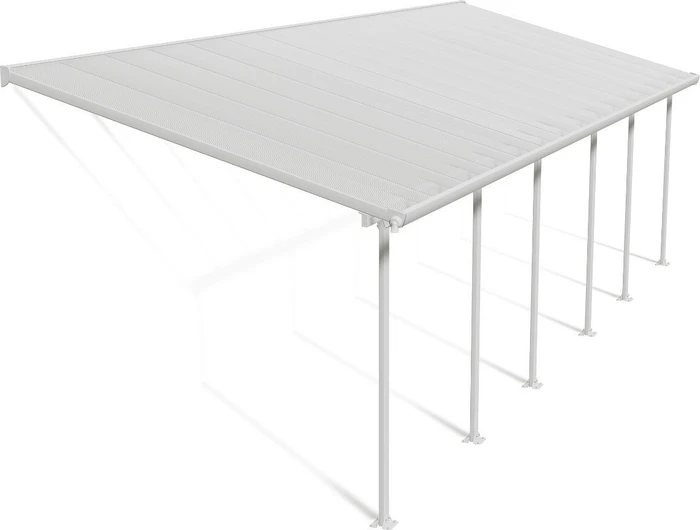 Palram Canopia Feria Terrassenüberdachung 915x300cm weiß