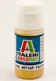 Italeri Acrylic Paint gold, 20ml