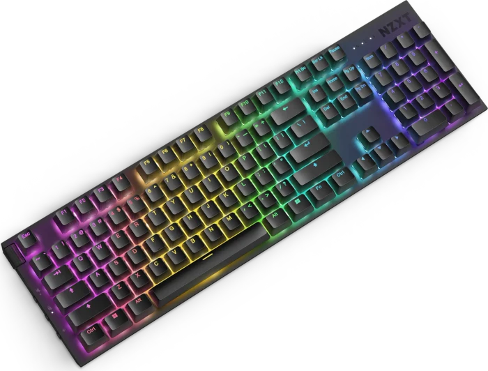 NZXT Function 2, matt schwarz, LEDs RGB, hot-swap, Swift Optical PURPLE, USB, DE
