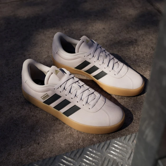 adidas VL Court 3.0 putty mauve/core black/gold metallic (Damen)