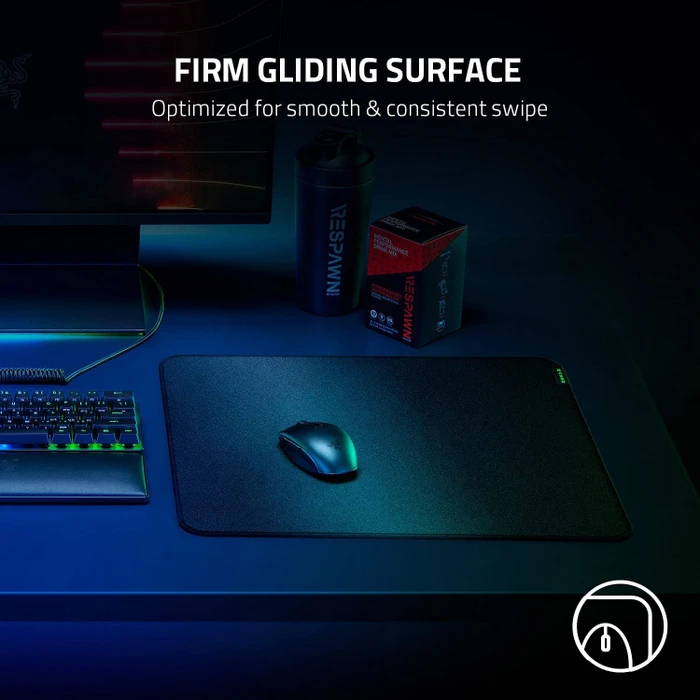 Razer Strider Hybrid-Gaming-Mauspad, L - 450x400mm, schwarz