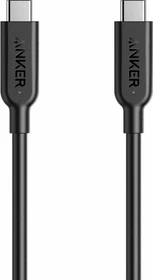 Anker USB-C Kabel, Powerline II, USB 3.1, 10Gb/s, USB-C 3.1 [Stecker] auf USB-C 3.1 [Stecker], schwarz, 0.9m (AK-A8485011)