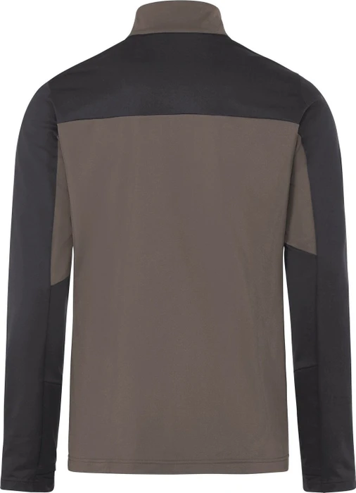 Vaude Livigno Halfzip II Fleece Funktionsshirt langarm black/deer brown (Herren)