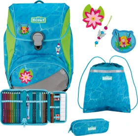 Scout Alpha DIN Water Lily Schultaschen-Set, 4-tlg.
