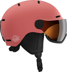 Salomon Orka Visor Helm sun kissed coral (Junior)