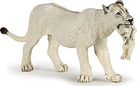 Papo Wildtiere der Welt - Weiße Löwin mit Jungtier