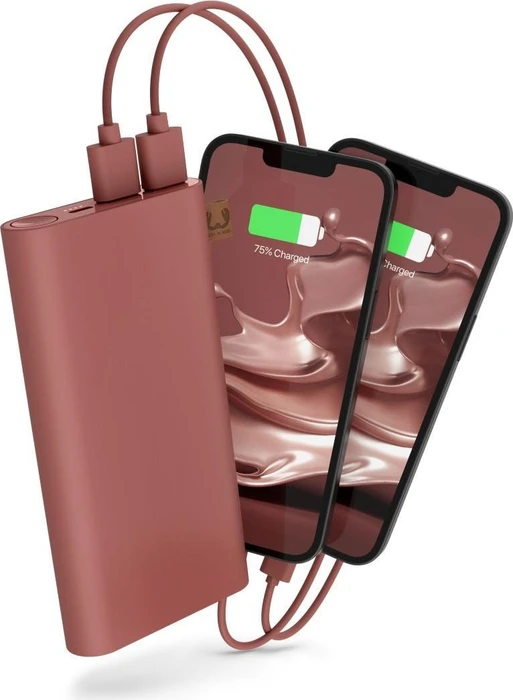 Fresh 'n Rebel Powerbank USB-C 18000mAh safari red