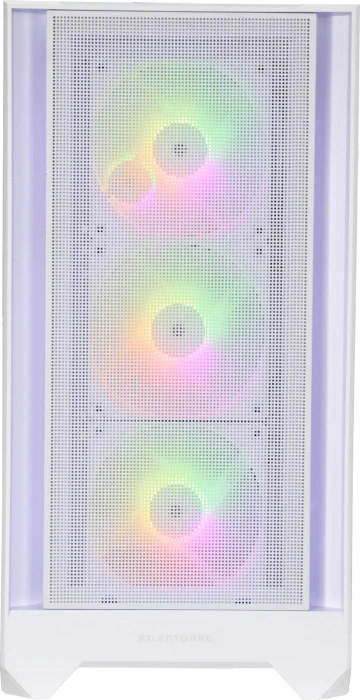 Silentware Flow 110 A-RGB White, Glasfenster