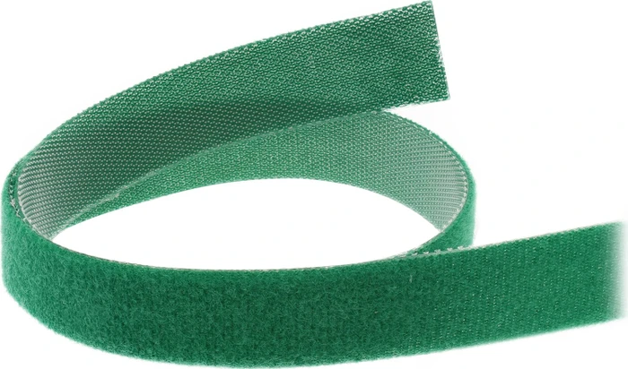 InLine Klettverschlussband, 16mm, 10m, grün