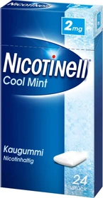 Nicotinell 2mg Cool Mint Kaugummis, 24 Stück