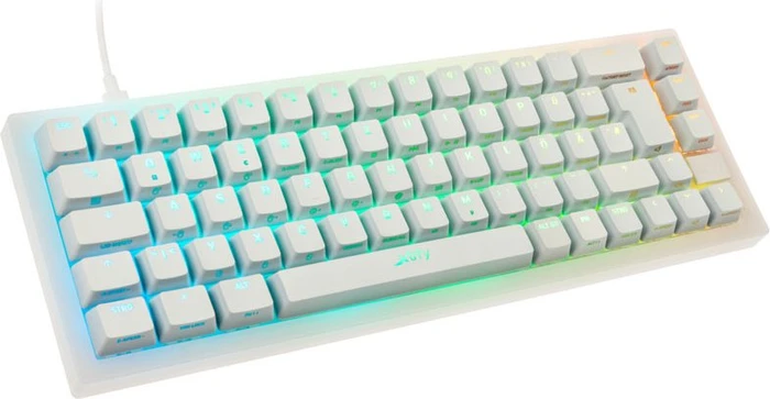Xtrfy K5 Compact, LEDs RGB, hot-swap, weiß/transparent, Kailh KT RED, USB, DE