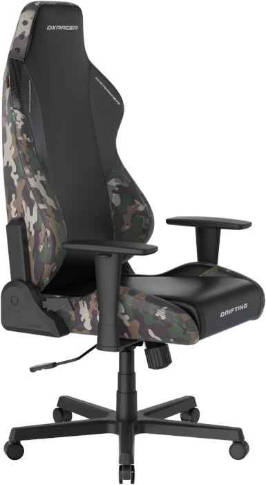 DXRacer Drifting Series 2023 L Kunstleder Gamingstuhl, schwarz/camouflage
