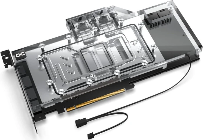 Alphacool Eisblock Aurora Acryl AMD Radeon RX 7800XT Reference mit Backplate