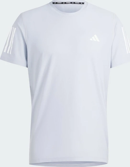 adidas Own the Run Laufshirt kurzarm halo silver (Herren)