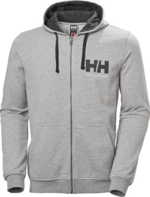 Helly Hansen HH Logo Zip Hoodie grey melange (Herren)