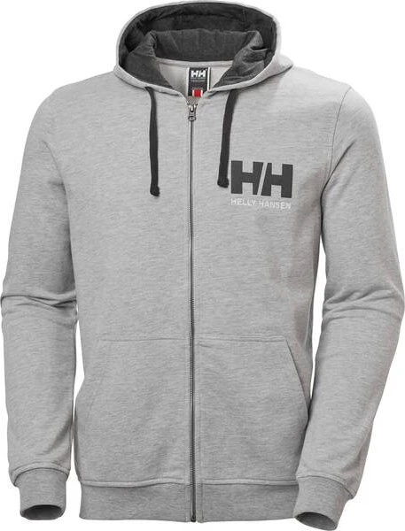 Helly Hansen HH Logo Zip Hoodie grey melange (Herren)