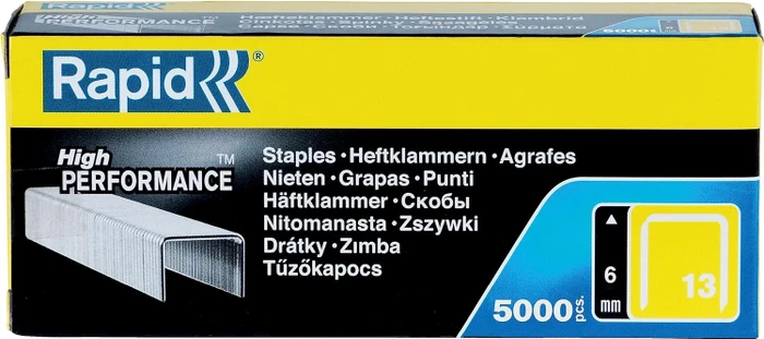 Rapid Heftklammern, 13/6, verzinkt, 5000 Stück