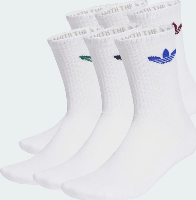 adidas Trefoil Cushion Crew Socken, 6 Paare