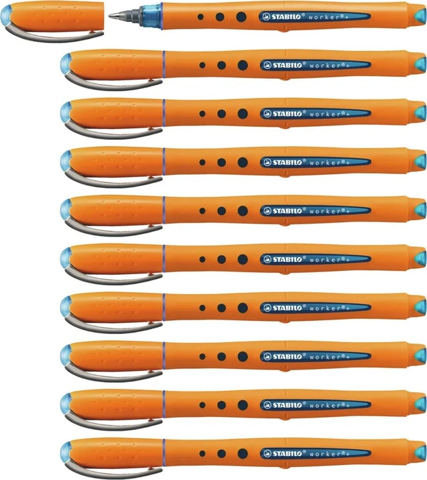 blau/orange, 10er-Pack